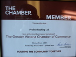 chamber of commerce roofing company victoria bc