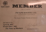 member licensed certified roofing company