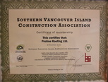 vancouver island construction association proline roofing